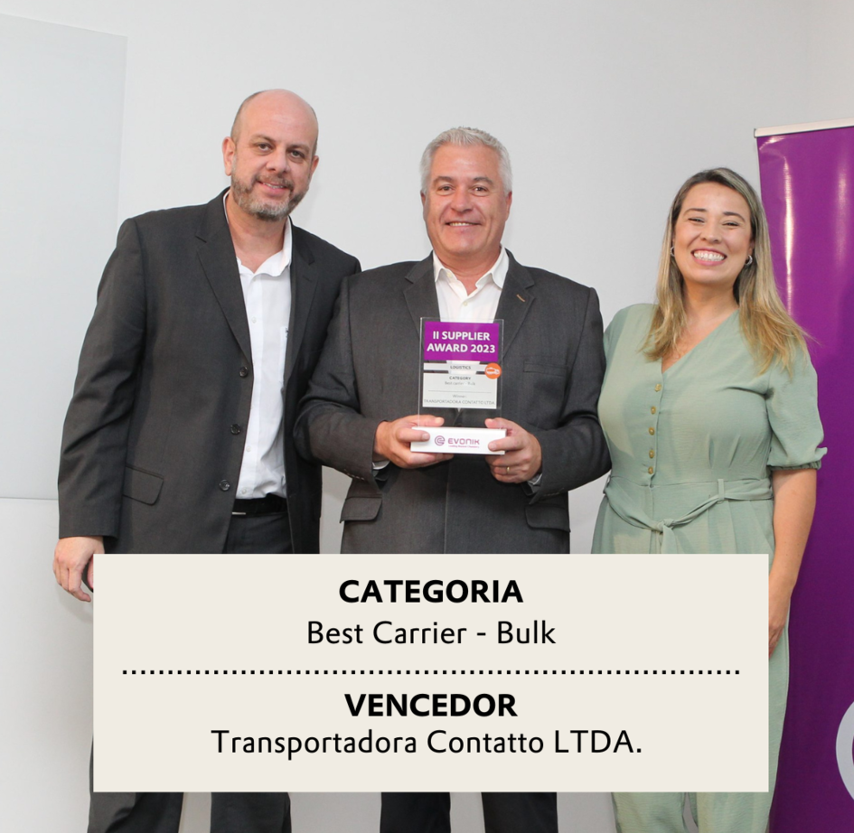 Melhor Transportador – Carga Granel: Transportadora Contatto